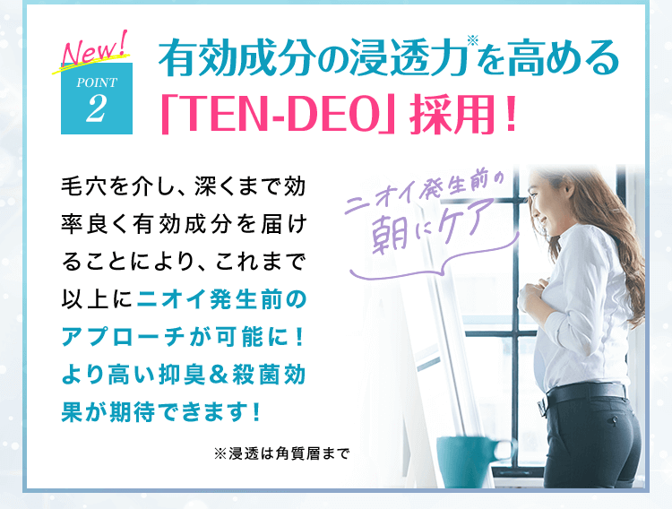 ワキガクリームで汗を抑えるイメージ