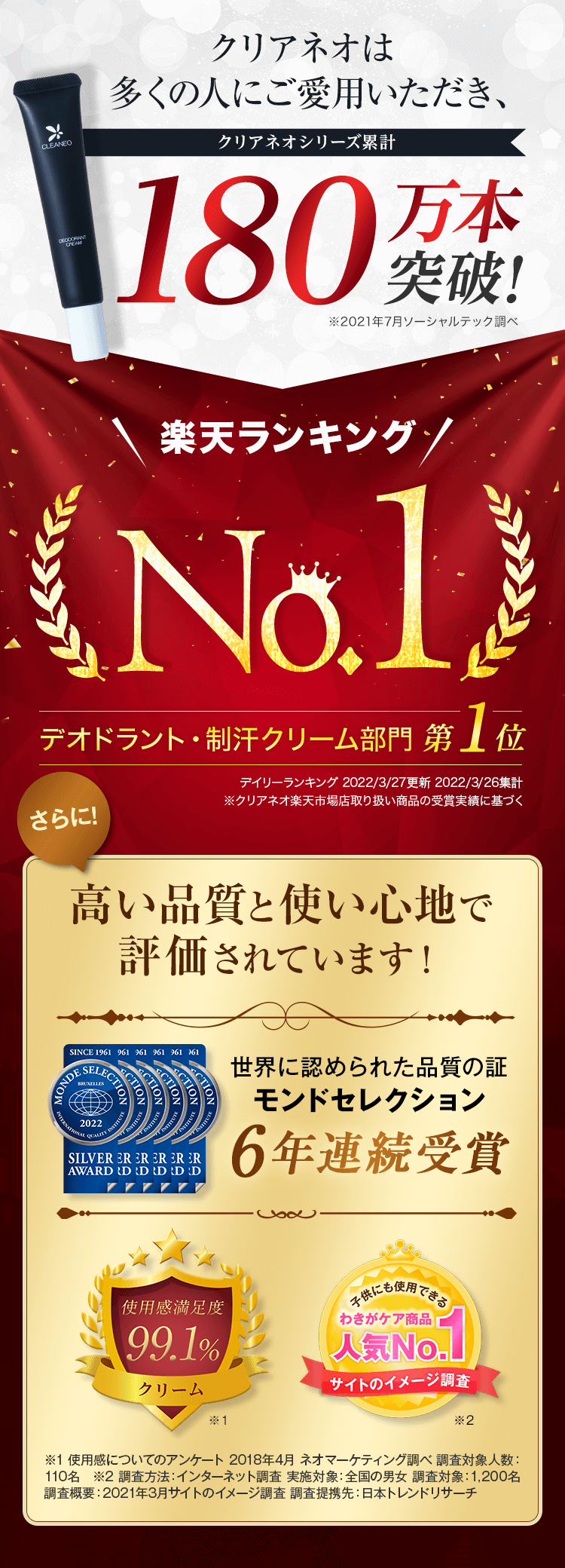 ワキガクリーム。1本6役オールインワン！